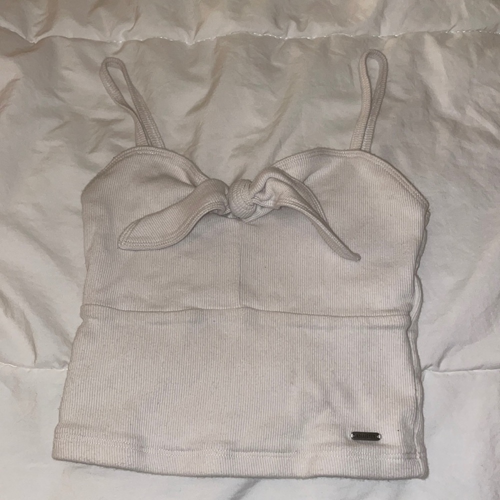 White Hollister Tank